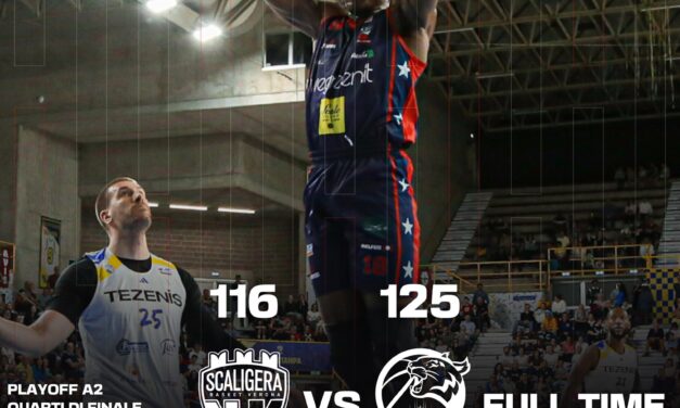 BM ON A2/ RECAP GARA-1 QUARTI PLAYOFF: VERONA-MILANO NON FINISCE PIU’, ALLA FINE TRIONFA L’URANIA DOPO DUE OVERTIME. BENE TRAPANI, RIETI RIMONTA MA VINCE CON IL RISCHIO FINALE – DI ALESSIO APICELLA