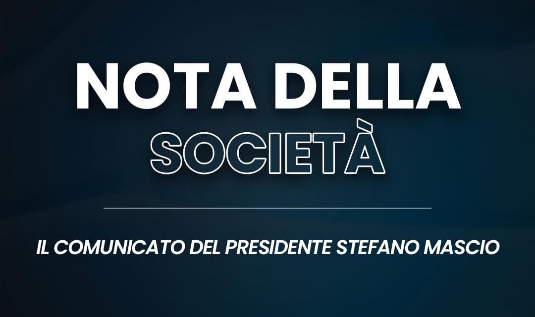 IL COMUNICATO DEL PRESIDENTE STEFANO MASCIO DELLA BLU BASKET TREVIGLIO