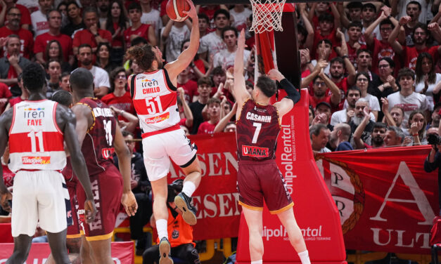 BM GAMEDAY LBA/QUARTI PLAYOFF GARA 3: Reggio domina 30′ con un grande Chillo ed abbatte la Reyer, è 2-1 nella serie – di Daniele Morbio