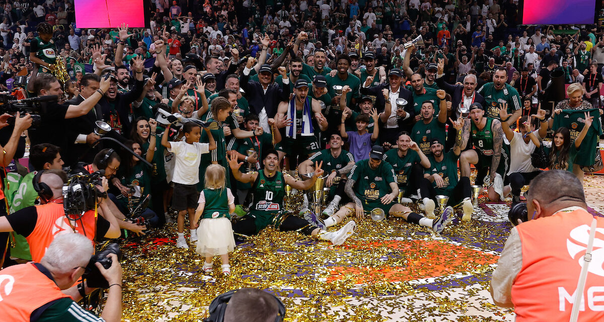 BM DA EUROLEAGUE/ PANATHINAIKOS, STORIA DI UNA CAVALCATA: DALLE DIFFICOLTÀ INIZIALI, ALLA RISALITA NON SENZA ALZARE I TONI FINO ALLA SETTIMA STELLA – di EUGENIO PETRILLO