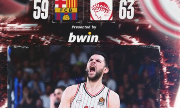 BM DA Euroleague/ Playoff, Quarti di finale – Gara 5: L’Olympiakos sbanca il Palau e vola alle Final Four, Barcellona sconfitto 63-59 – di Valerio Laurenti