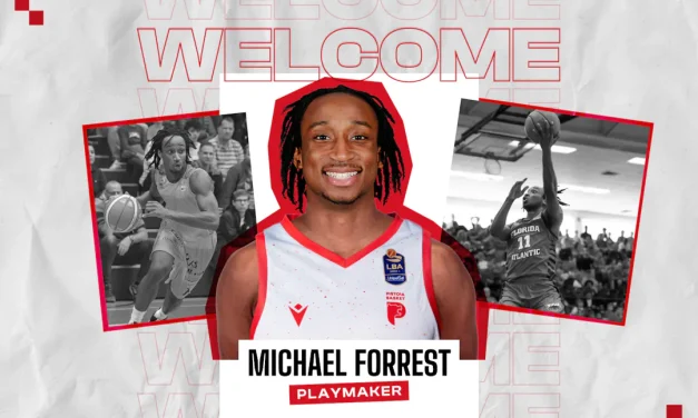 MICHAEL FORREST È IL NUOVO PLAYMAKER DELL’ESTRA PISTOIA