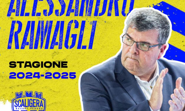 Verona, prolungato l’accordo con coach Alessandro Ramagli