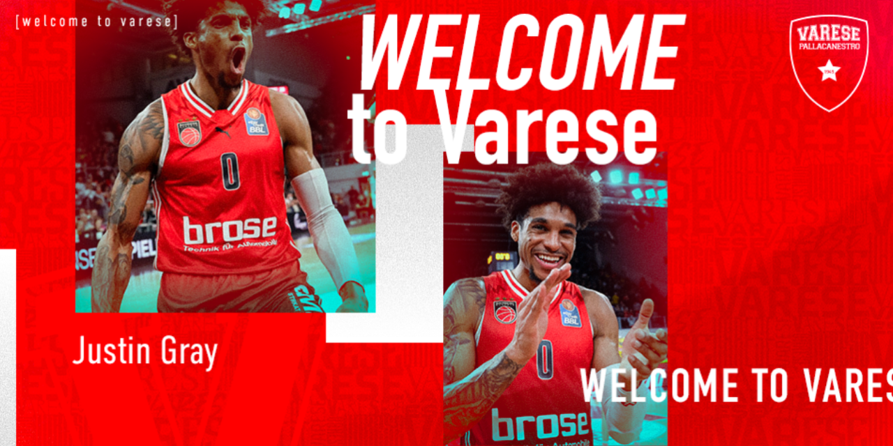 Varese, ufficiale l’ingaggio di Justin Gray