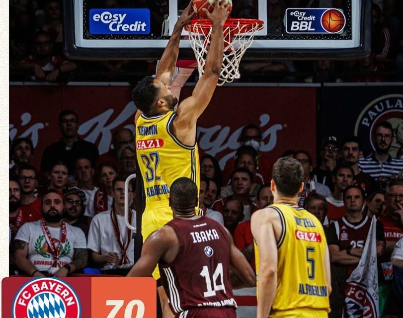 BM SULLE STRADE D’EUROPA/ FINALE PLAYOFF BBL: L’ALBA BERLINO VINCE GARA-2 E RIBALTA IL FATTORE CAMPO, ORA IL BAYERN DEVE RISPONDERE NELLA CAPITALE, STASERA IL TERZO ATTO – DI ALESSIO APICELLA