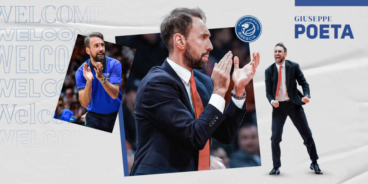 Brescia, ecco l’ufficialità: Peppe Poeta è il nuovo head coach