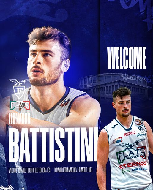 Battistini è il primo colpo in entrata della Fortitudo Flats Service Bologna