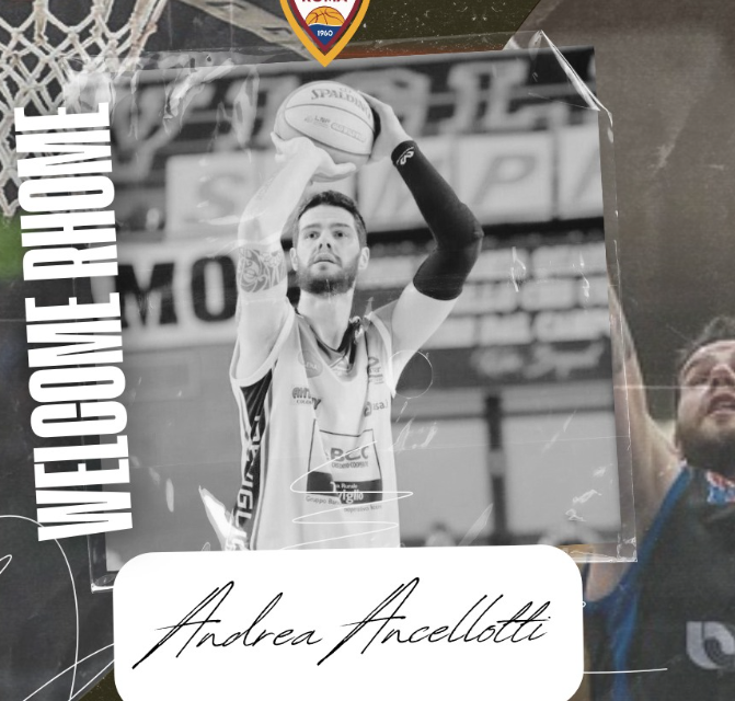 Virtus Roma 1960, ufficiale il colpo Andrea Ancellotti