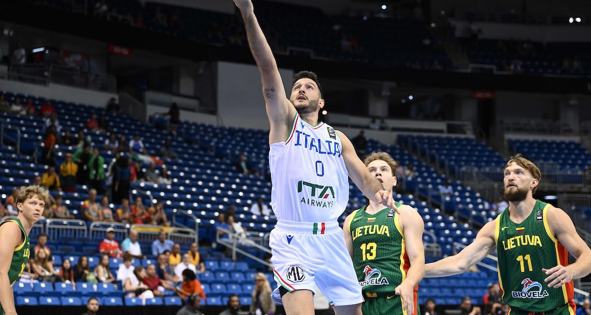 BM AZZURRO/ ROAD TO PARIS – PER L’ITALBASKET SI INFRANGE IL SOGNO OLIMPICO, LA LITUANIA NON FA SCONTI E SI IMPONE 88-64 – di EUGENIO PETRILLO