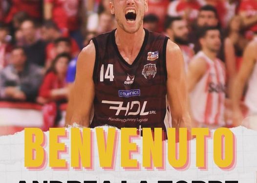 Juvi Cremona, ufficiale la firma di Andrea La Torre