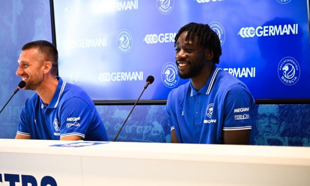 Brescia, presentati Giancarlo Ferrero e Joseph Mobio: “Daremo tutto per una società in crescita ed ambiziosa”