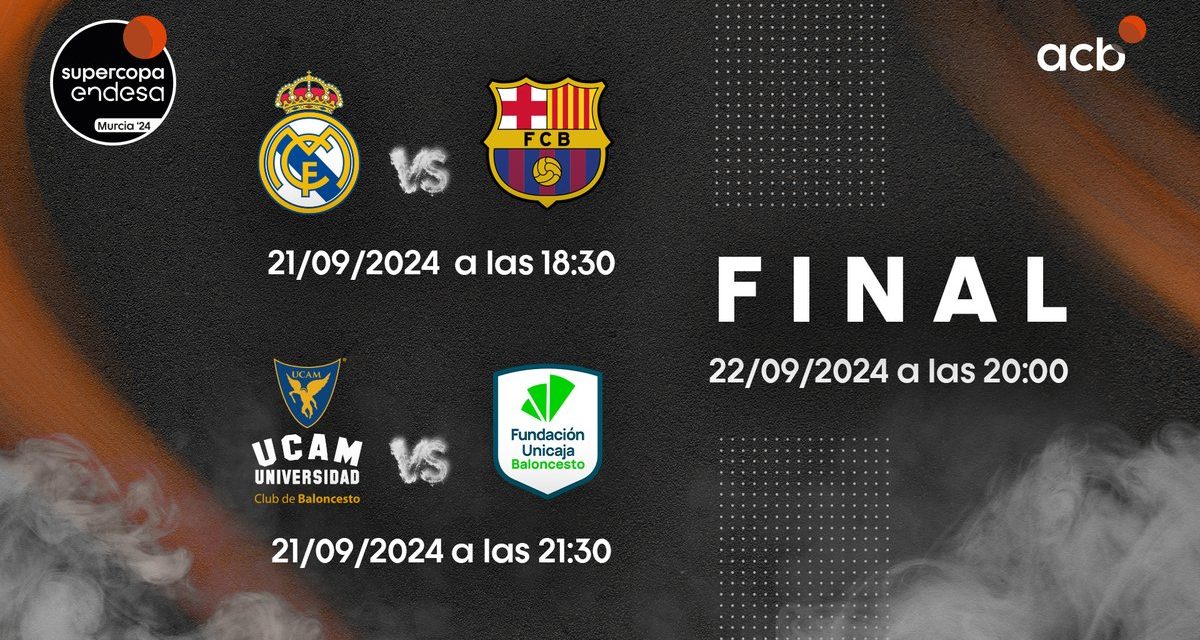 Supercoppa Endesa, ecco il sorteggio delle semifinali: subito Real-Barça