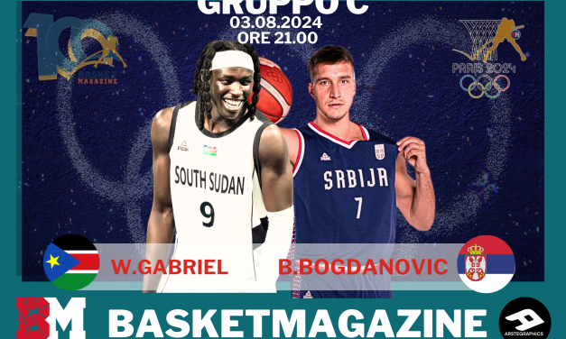 BM PARIS 2024/ Il Sud Sudan cerca l’impresa con la Serbia per trovare l’accesso ai quarti di finale: Wenyen Gabriel sfida Bogdan Bogdanovic – di Valerio Laurenti