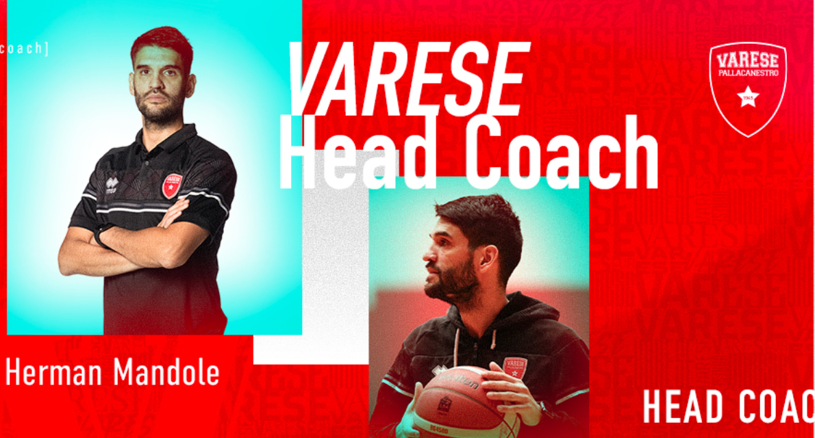 Varese, il nuovo head coach è Herman Mandole