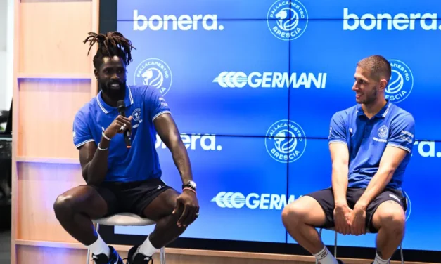 Brescia, presentati Maurice Ndour e Nikola Ivanovic: “Ci attende una grande stagione”