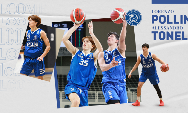 Brescia, Lorenzo Pollini ed Alessandro Tonelli firmano il primo contratto da professionisti