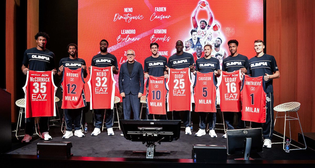 L’OLIMPIA MILANO PRESENTA I NUOVI ARRIVI – di GIANFRANCO PEZZOLATO