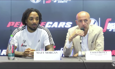 Virtus, presentato Morgan: “Sono contento di essere a Bologna. I tifosi sono super”