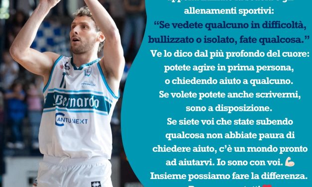 Matteo Piccoli e la lotta contro il bullismo: “Se vedete qualcuno in difficoltà fate qualcosa”