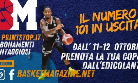 BM 101 È IN EDICOLA!  COPERTINA PER DIMITRIJEVIC E CLYBURN, I NUOVI VOLTI DELLA SFIDA INFINITA MILANO-Bologna.  POSTER PER JOSH NEBO.  L’ NCHIESTA – LA NUOVA STAGIONE SECONDO I NOSTRI LETTORI E LA NOSTRA REDAZIONE .  IL FOCUS – TUTTO SUI NUOVI STRANIERI .  I PERSONAGGI – REPESA, ROWAN, PANGOS,  PESIC, CAGNARDI.  LE STORIE – BRINDISI PER RISALIRE, SCHIO VUOL RIPRENDERSI TUTTO, GENERAZIONE  FRANCESE ALL’ASSALTO DELLA NBA. E TANTO ALTRO ANCORA