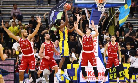BM ON LBA/ L’OLIMPIA MILANO BATTE SCAFATI 83-78 DOPO UNA GRANDE BATTAGLIA- DI ALESSIO APICELLA