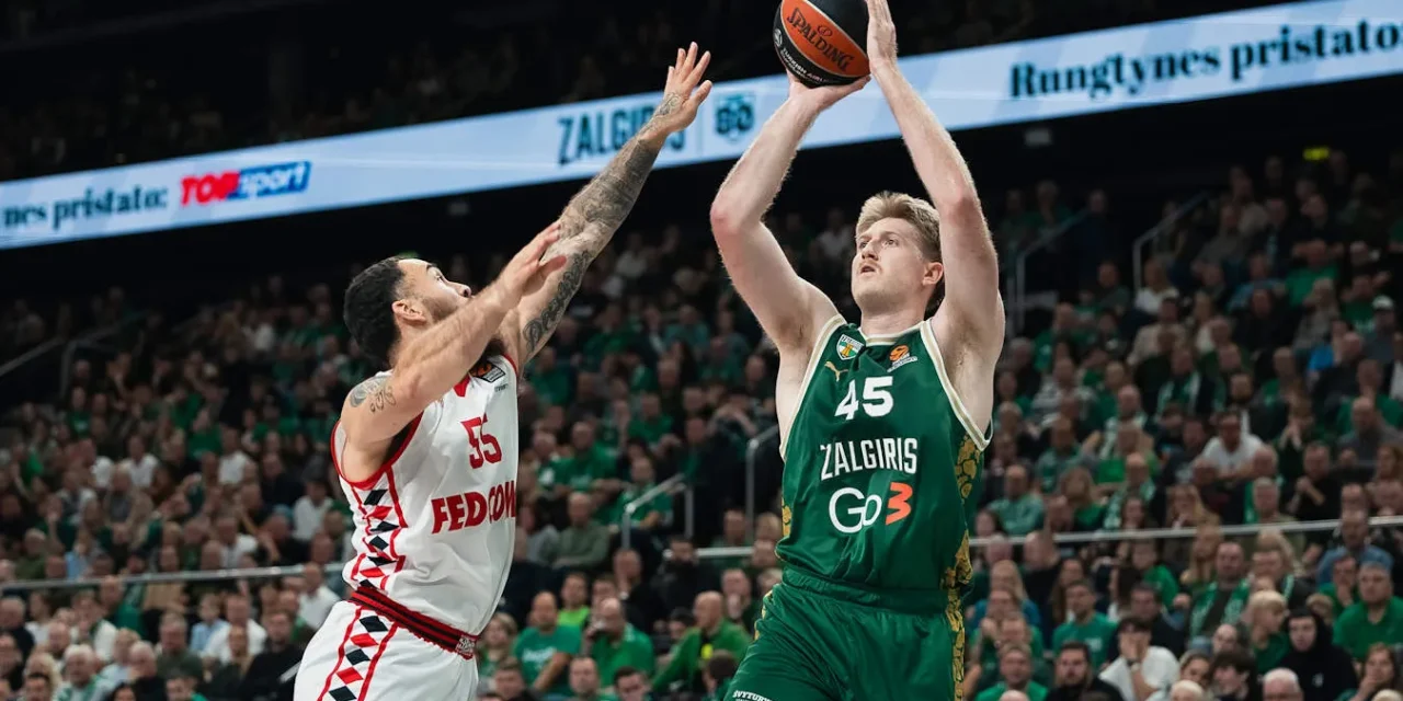 BM DA Euroleague/ Le Pagelle del big match: Giedraitis l’eroe di serata per lo Zalgiris, brillano anche Butkevicius e Manek. Non bastano Loyd e Blossomgame al Monaco – di Valerio Laurenti