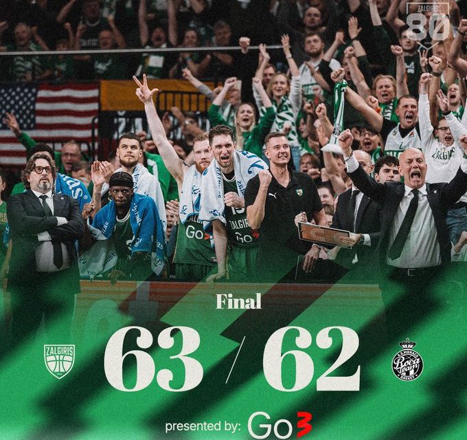 BM DA Euroleague/ Lo Zalgiris Kaunas vince ancora in volata e si conferma in vetta, il Monaco va ko 63-62 – di Valerio Laurenti