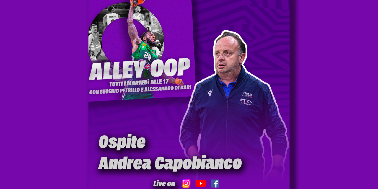 Andrea Capobianco oggi ospite ad Alley Oop dalle 17 alle 18