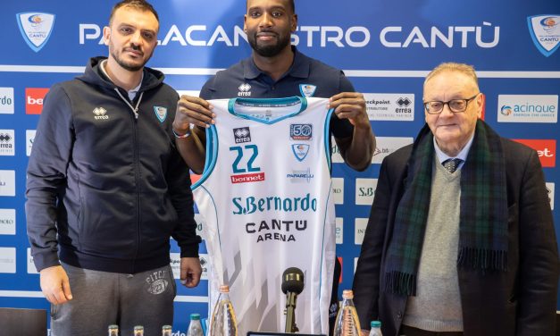 Cantù, presentato Hogue: “non vedo l’ora di scendere in campo”