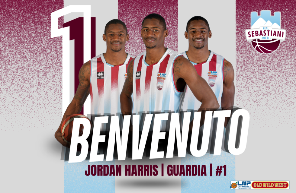Real Sebastiani Rieti risoluzione con Jazz Johnson e ingaggio di Jordan Harris