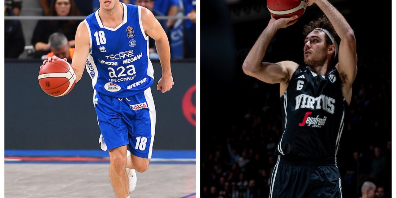 BM GAMEDAY LBA/ BRESCIA OSPITA LA VIRTUS BOLOGNA CON LA SFIDA IN CABINA DI REGIA IVANOVIC-PAJOLA – di EUGENIO PETRILLO