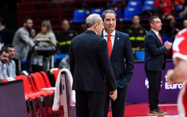 Domani Olimpia Milano-Stella Rossa. Ettore Messina: “Dovremo mettere in campo la miglior difesa possibile”. Sfairopoulos: “Il nostro attacco dovrà essere intelligente a reagire su ciò che ci concederanno”