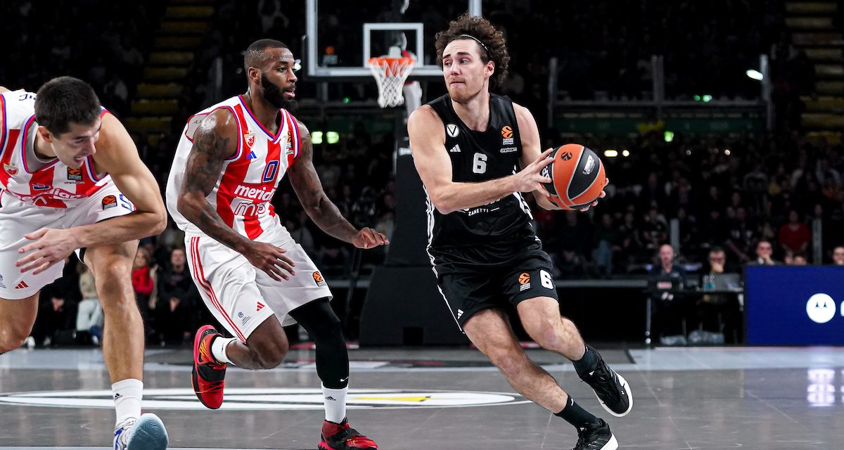 BM DA EUROLEAGUE/ ALTRA DOCCIA GELATA PER LA VIRTUS: A BOLOGNA PASSA LA STELLA ROSSA 94-87 – di EUGENIO PETRILLO