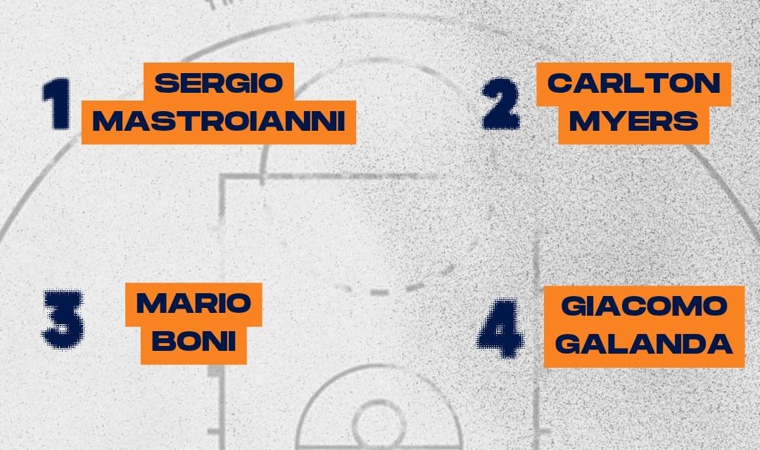 50 ANNI DI SERIE A2: GLI “ALL TIME” ITALIANI ECCO IL QUINTETTO ED IL ROSTER E’ CARLTON MYERS IL PIU’ VOTATO!