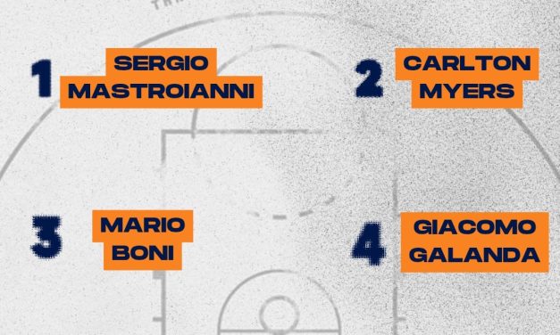 50 ANNI DI SERIE A2: GLI “ALL TIME” ITALIANI ECCO IL QUINTETTO ED IL ROSTER E’ CARLTON MYERS IL PIU’ VOTATO!