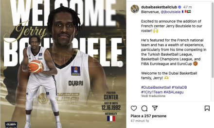Dubai Basketball, ufficiale la firma di Jerry Boutsiele