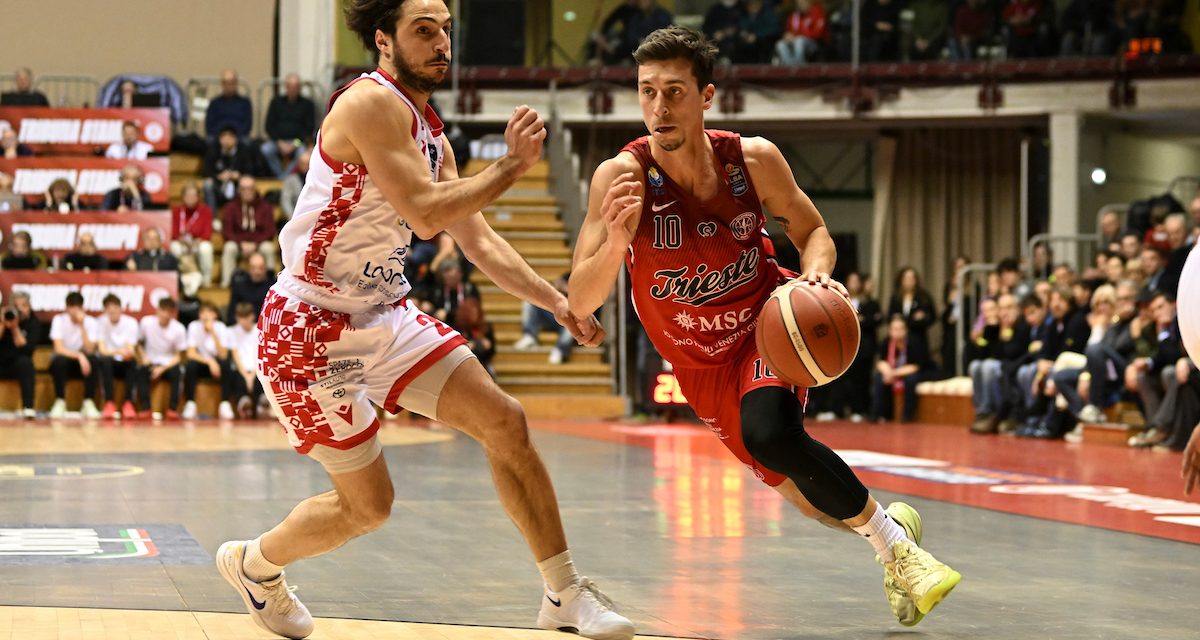 BM ON LBA/ TRIESTE-PISTOIA LE PAGELLE: TRIESTE UNA MACCHINA PERFETTA GUIDATA DA VALENTINE, PER PISTOIA BENE FORREST E KEMP, DISASTRO CHRISTON-DI MATTEO CAPPELLI