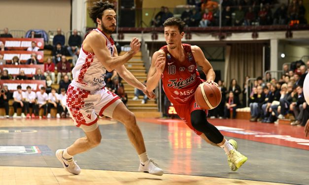 BM ON LBA/ TRIESTE-PISTOIA LE PAGELLE: TRIESTE UNA MACCHINA PERFETTA GUIDATA DA VALENTINE, PER PISTOIA BENE FORREST E KEMP, DISASTRO CHRISTON-DI MATTEO CAPPELLI