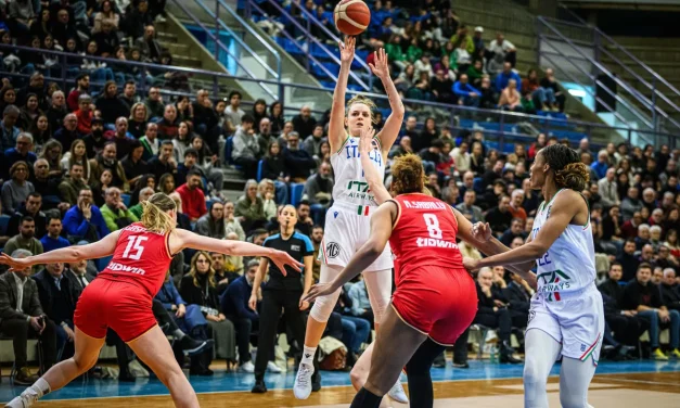BM AZZURRO/ Buona prestazione delle azzurre a Faenza in vista degli EuroBasket2025, super Pan, battuta la Germania 79-60.  – di Ilaria Tubia