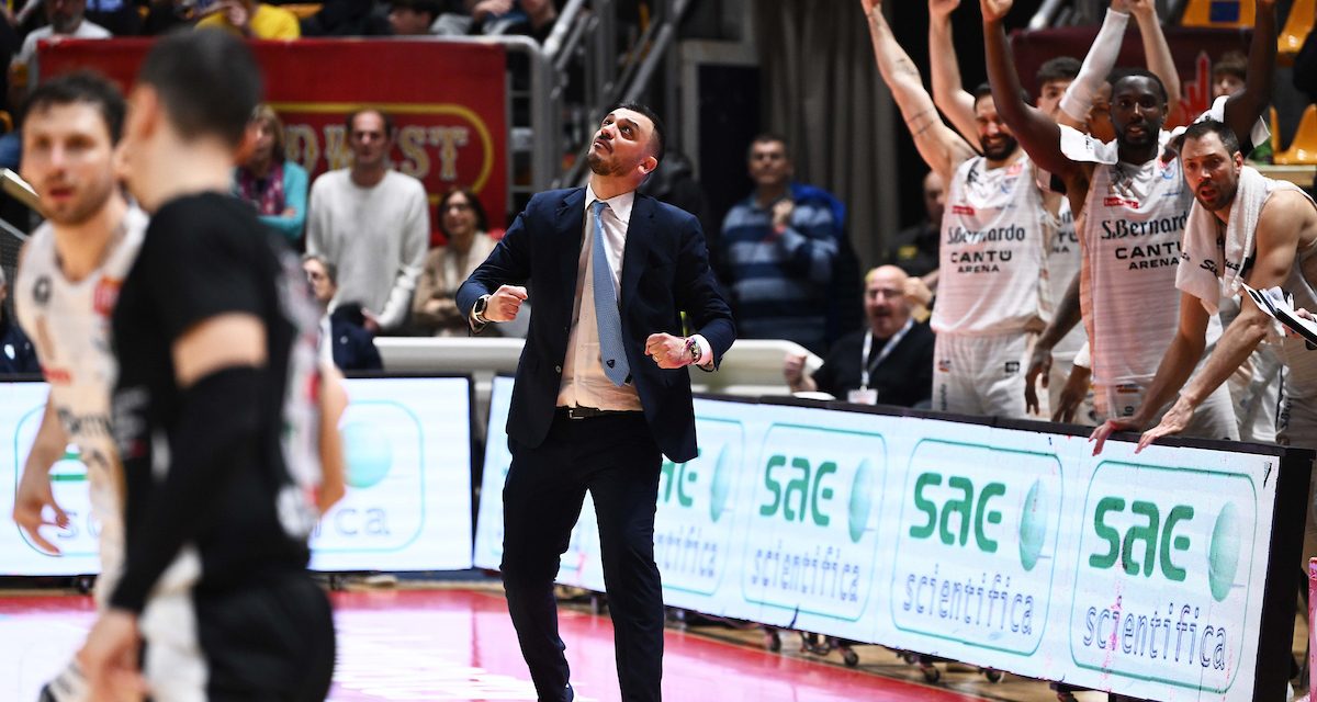 BM SPECIALE FINAL FOUR A2/ Brienza: “Pensare che noi oggi eravamo favoriti significa non conoscere il valore dei giocatori di Udine e non rispettare i campioni che hanno”. Vertemati: “c’è una sorta di soddisfazione con un retrogusto amaro”