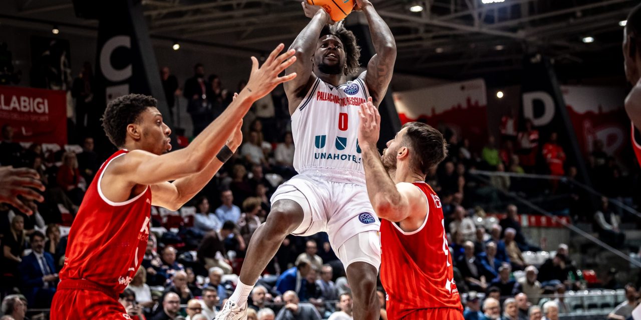 BM DA BCL/ Reggio Emilia travolge Manresa ed avvicina la qualificazione, finisce 85-70 al PalaBigi