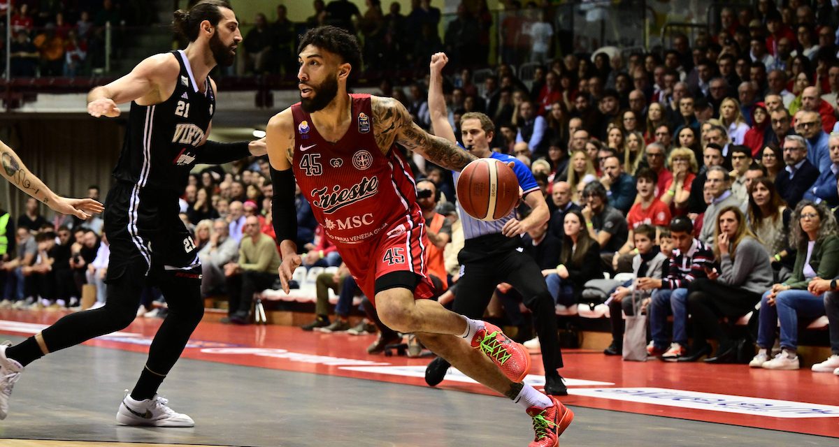 BM ON LBA/ TRIESTE UNA VITTORIA CHE VALE ORO: VIRTUS BATTUTA 85-68 – di EUGENIO PETRILLO