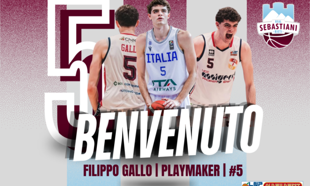 Rieti, ufficiale l’ingaggio di Filippo Gallo fino al termine della stagione
