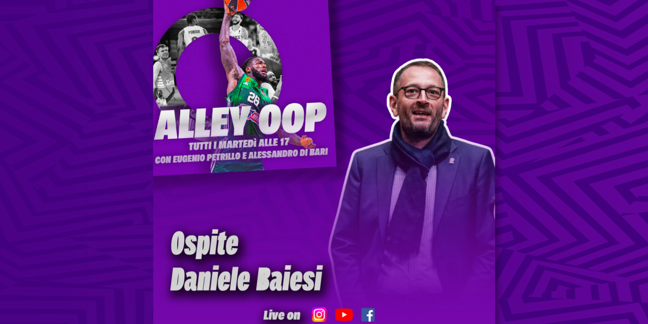 Daniele Baiesi oggi ospite ad Alley Oop dalle 17 alle 18