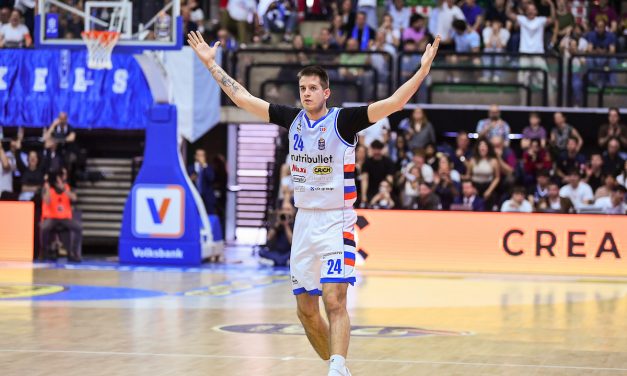 TREVISO BASKET, LA GIOIA DI MEZZANOTTE: “SUPER CONTENTI DELLA VITTORIA COLLETTIVA OTTENUTA NEL DERBY CONTRO VENEZIA”