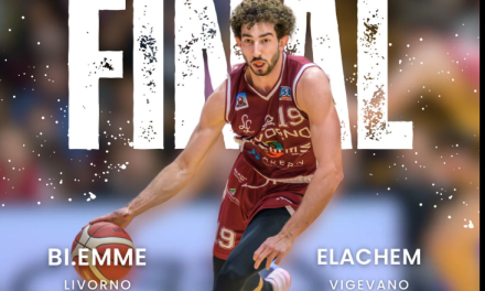 BM ON SERIE A2/ Playout – Gara 2: La Libertas Livorno rimonta dal -19, sconfigge Vigevano all’overtime (105-99) e vola 2-0 nella serie