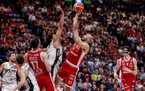 BM PLAYOFF LBA/ QUARTI GARA4: MILANO BATTE UNA TRENTO MAI DOMA 89 A 82, OLIMPIA IN SEMIFINALE- di RICCARDO PIRRO’