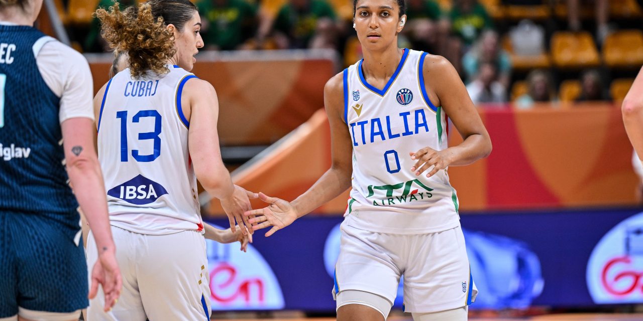 BM Azzurro / Eurobasket Women – L’Italia batte due volte la Slovenia e vola ai quarti con un turno d’anticipo – di Giovanni Bocciero