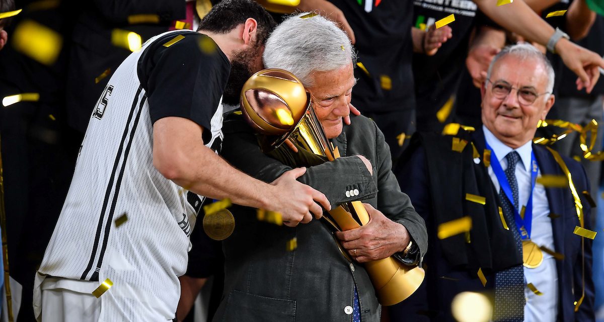 VIRTUS BOLOGNA, PARLA PATRON MASSIMO ZANETTI: “ABBIAMO MANTENUTO LA PROMESSA DI VINCERE UNA COPPA ANCHE QUEST’ANNO”