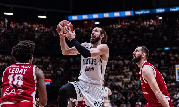 BM GAMEDAY LBA / PLAYOFF SEMIFINALI GARA 3 – LE PAGELLE: TAYLOR VISIONARIO, SHENGELIA DOMINANTE E L’AIR-CORDINIER SHOW FIRMANO L’IMPRESA DELLA VIRTUS AL FORUM – DI MATTEO ORSOLAN